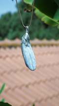 blue kyanite necklace / Polished Blue Kyanite - $195.24 MXN+