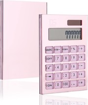 Calculator For The Home Office With 12 Digits In Clear Pink Acrylic And ... - $37.95