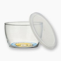 The Simpsons TV Show Homer&#39;s Face Glass Storage Bowl with Lid NEW UNUSED - £10.79 GBP