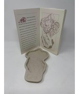 Vintage Longaberger 1996 Angel Series &quot;Joy&quot; cookie mold pottery - $27.32 CAD