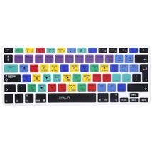 HRH Photoshop PS Shortcuts Silicone Keyboard Cover Skin for MacBook Air ... - £14.93 GBP