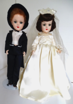 Vintage 1950&#39;s Mary Hoyer 14&quot; Hard Plastic Bride &amp; Groom - £274.27 GBP