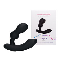 Lovense Edge 2 Bluetooth Remote-Controlled Adjustable Prostate Massager - £95.35 GBP