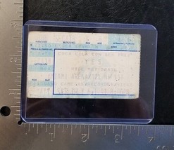 Yes - Vintage July 6, 1991 Miami, Florida Concert Tour Ticket Stub - £7.99 GBP