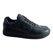Alberto Guardiani Men’s 11/ EU 44 Low Soft Leather Sneaker Black AGM0052... - $71.95