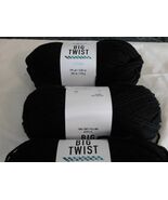 Big Twist Living Black lot of 3 Dye Lot 195659 - $24.49