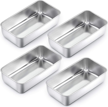 Teamfar Loaf Pan, 9¼&quot; × 5&quot; Bread Loaf Pans Meatloaf Pan Stainless Steel for Baki - £23.08 GBP