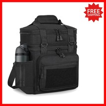 Expandable Insulated Lunch Cooler – Double Deck, Leakproof &amp; Stylish Bla... - $41.70