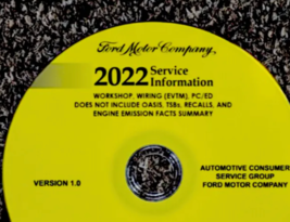 2022 Ford Mustang Service Workshop Shop Repair Manual On Cd Oem - £255.78 GBP