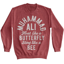 Muhammad Ali Butterfly Bee Slogan Sweater Boxing Float Sting Vintage - £36.16 GBP+