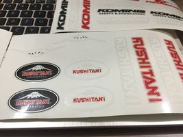 Kushitani Hamamatsu Clothing Apparel Brand Sticker Packs Free shipping - £26.99 GBP