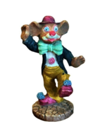 Vintage Original Artmark Dancing Mouse Clown 2.75 Inch Resin Figure Gree... - £3.09 GBP