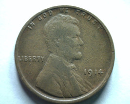 1914 Lincoln Cent Penny Very Fine / Extra Fine+ VF/XF+ Nice Original VF/EF+ - £12.53 GBP