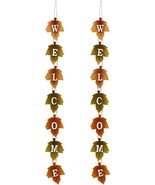 Wood Autumn Welcome Sign Fall Front Door Decor, Rustic Hanging Welcome D... - £34.37 GBP