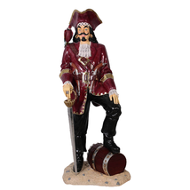 Pirate Captain Morgan With Barrel Life Size Statue - £1,353.61 GBP