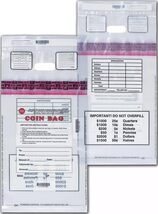 Large Heavy Duty Coin Deposit Bag, Size 20 x 12, 100 Bags, Clear - $3,668.27 MXN