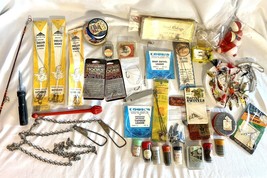 Vintage Tackle And Lures Fishing Supply Bundle See Pics Flies Weights an... - £35.15 GBP