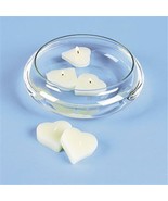 12 Ivory Heart Floating Candles Floating Candles Wedding Decoration Favors - €11,37 EUR