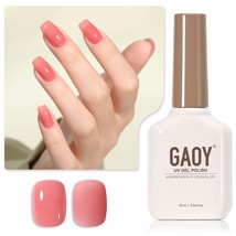 GAOY Jelly Nude Gel Nail Polish, 16ml Sheer Pink Nautral Gel - £10.45 GBP
