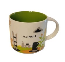 Starbucks ILLINOIS You Are Here 2016 Collection 14oz Coffee Mug Retired ... - $12.99