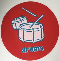 Cranium Hullabaloo Children Game Red Drums Round Circle Foot Mat Floor P... - £4.26 GBP