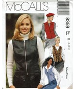 McCalls Sewing Pattern 8359 Vest Misses Size 8-12 - £7.66 GBP