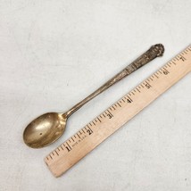 Vintage Howdy Doody Crown Silverplated Child&#39;s Kids Long Handled Spoon - £7.28 GBP