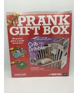 Prank Baby Shower Gift Box Fake &quot;Crib Dribbler&quot; Funny Surprise Joke Gag Box - £8.16 GBP