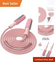 Durable Cotton Jump Rope - Foam Handles &amp; 9.19 ft for Complete Fitness - $15.79