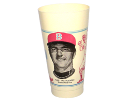 Boston Red Sox Carl Yastrzemski 1977 MLB Harrry M. Stevens MSA Plastic C... - £19.42 GBP