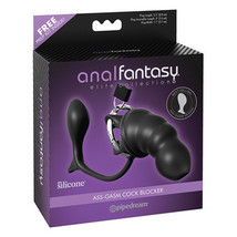 Pipedream Anal Fantasy Elite Collection Ass-Gasm Cock Blocker Silicone Chastity  - £52.71 GBP