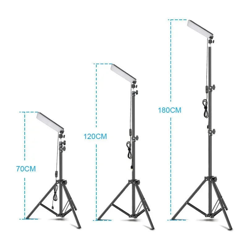 Barbecue Camping Adjustable Outdoor For Telescop Light Tripod Portable Lamp - £33.02 GBP