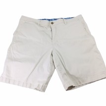 Tommy Bahama Mens Chino Shorts Off White Logo Waist Size 40 (actual 38) - $23.70