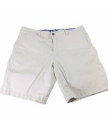 Tommy Bahama Mens Chino Shorts Off White Logo Waist Size 40 (actual 38) - $33.26 CAD