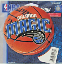 NBA Orlando Magic 4 inch Auto Magnet Logo on Basketball by WinCraft - £8.75 GBP