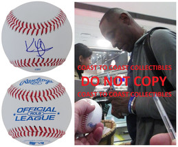 Kenny Lofton signed Baseball COA Proof Autographed Cleveland Indians Arizona - £102.86 GBP