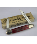 Vintage pocket knife &quot;Little Savage&quot; red pick bone handles Frost NEVER USED - $798.07 MXN