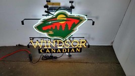 New Windsor Canadian Minnesota Wild Beer Bar Neon Sign 24&quot;x20&quot; - £199.37 GBP