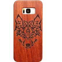 Wolf Design Wood Case For Samsung S8 - £4.68 GBP