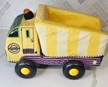 Manhattan Baby Plush Yellow Dump Truck Rumblies Stuffed Hard Wheels Ligh... - $36.58