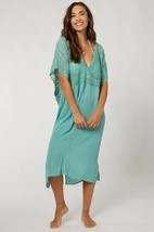 O&#39;NEILL DESI MIDI COVER-UP Size M/L Color Teal NEW W TAG - $65.00