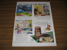 1947 Print Ad Bordens Instant Coffee Elsie the Cow - £9.90 GBP