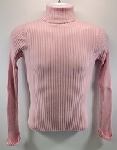 L) No Boundaries Juniors Pink Knit Roll Neck Ribbed Pullover Sweater M(7/8) - $6.92 L) No Boundaries Juniors Pink Knit Roll Neck Ribbed Pullover Sweater M(7/8) - $6.92