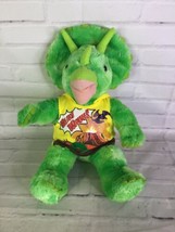 BABW Build a Bear Workshop Green Dinosaur Triceratops Stuffed Animal Plu... - $24.25