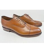 Johnston &amp; Murphy Melton Cap Toe Shoe Tan Calfskin 10 D US - €105,25 EUR