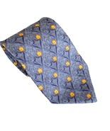 Villa Bolgheri Blue Patterned Silk Tie - $64.86 CAD