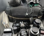 Minolta Maxxum 9000AF Camera, SLR 35mm Lenses, Flash,2800AF,280RX,Case 3... - $188.09