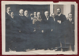 Original Photo + Letter Treaty Of Rapallo 1920 Sforza Giolitti Italy Wwi Serbia - £295.18 GBP