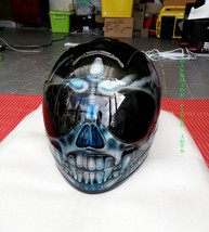 Custom Airbrushed Painted  Motorcycle Helmet - $324.91