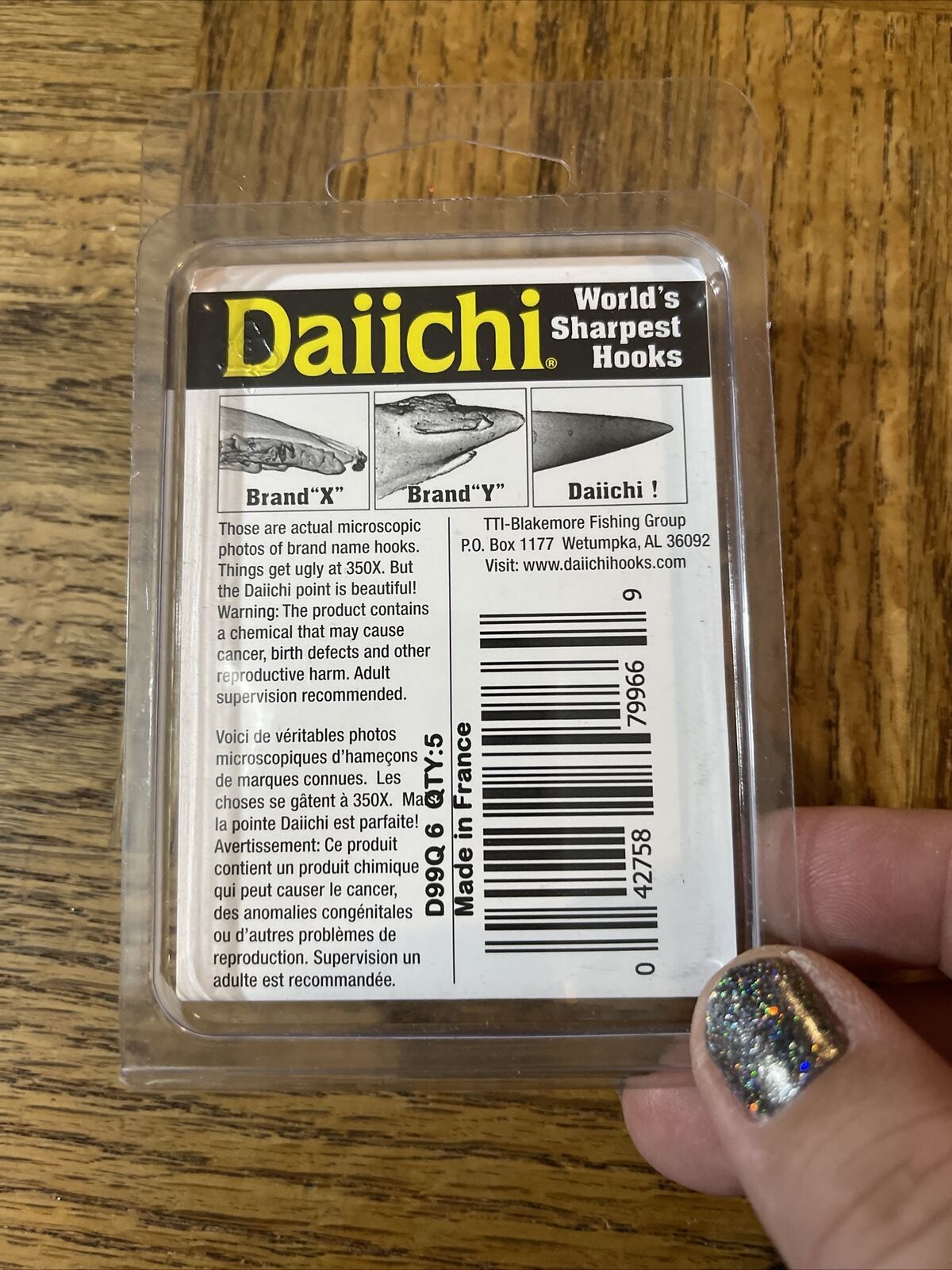 Daiichi Bleeding Bait Treble Hook Size 6